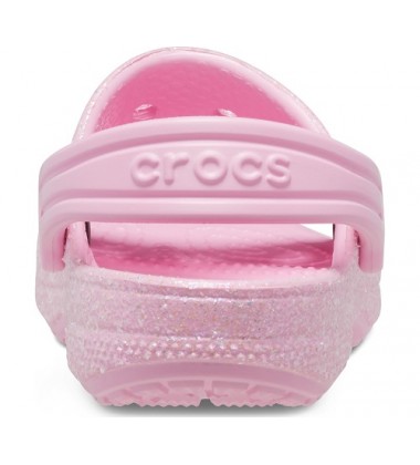 Crocs™ Classic Glitter Sandal Kid's sandalai. Spalva šviesiai rožinė